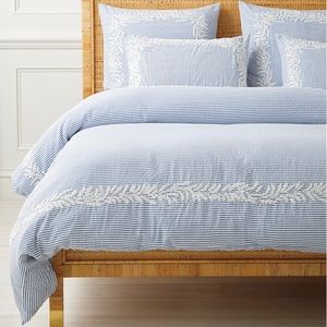 NWT Serena & lily Westport duvet cover French Blue